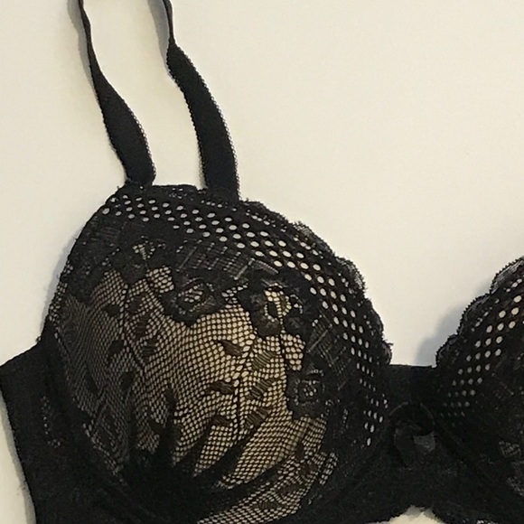 ❤️Paramour Black / Cream Bra 38D❤️ - Picture 3 of 13
